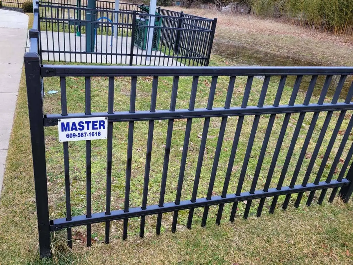 Aluminum fence folsom new jersey fence company 3