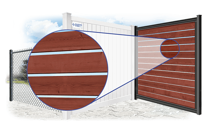 South Jersey composite and mixed material fences