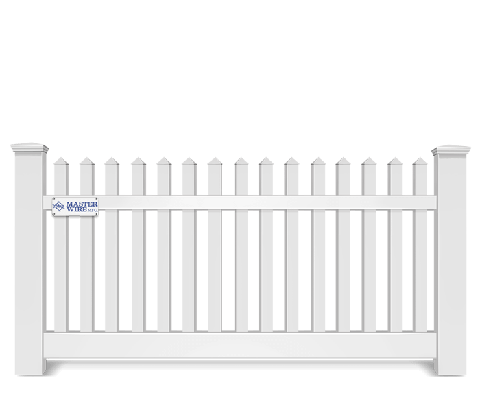 Straight Large Picket fence installation company in South Jersey