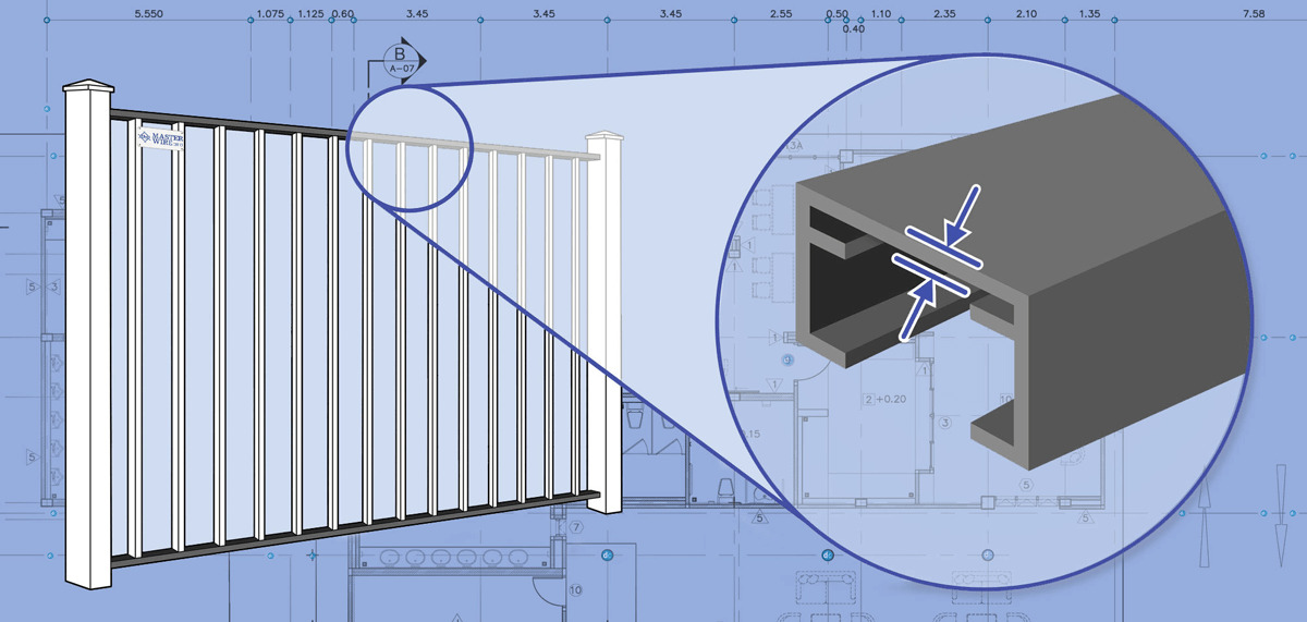 South Jersey Aluminum fence Rails installation company