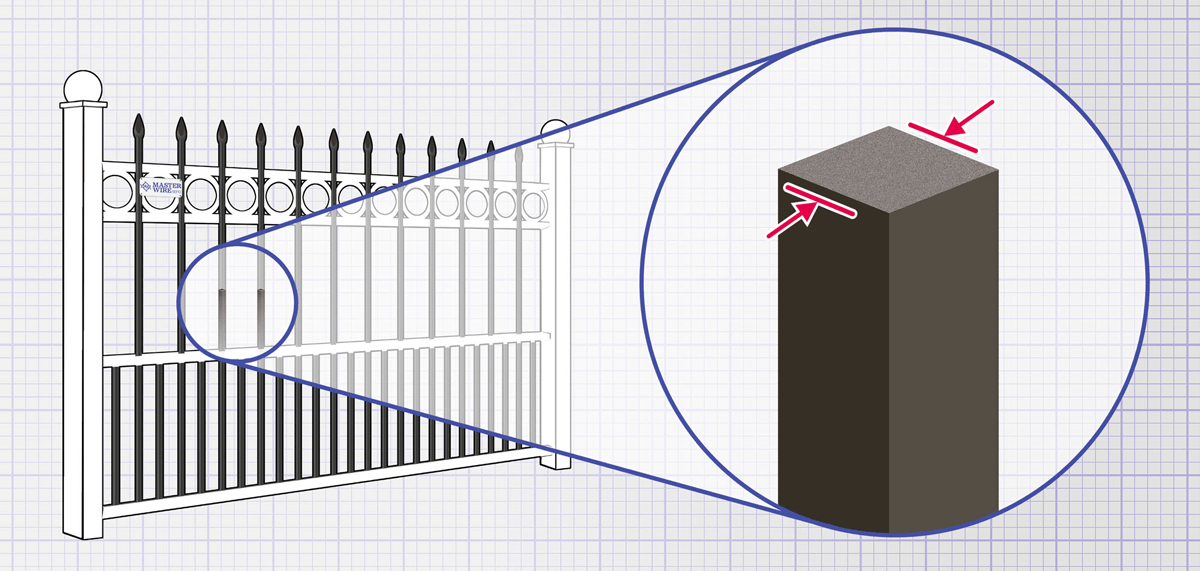 South Jersey Ornamental Steel fence Pickets installation company