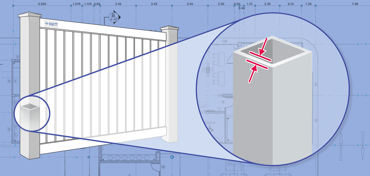 South Jersey Vinyl fence Posts installation company