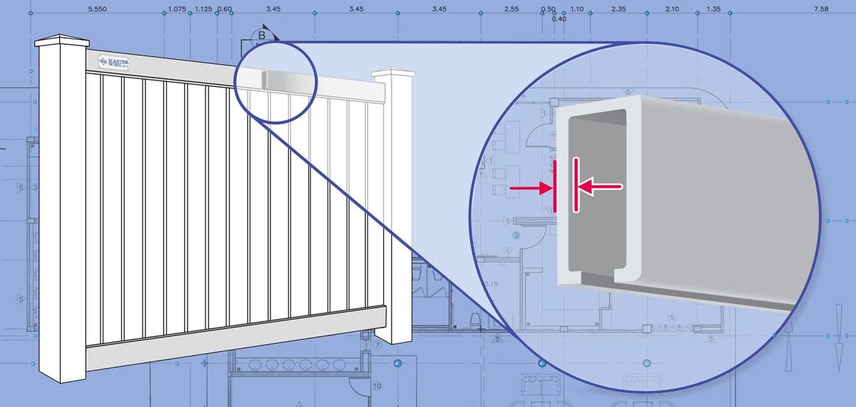 South Jersey Vinyl fence Rails installation company