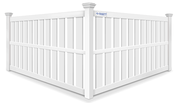 Semi-privacy vinyl fence contractor in South Jersey