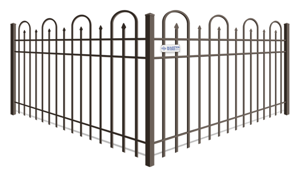 Looped Picket aluminum fence company in South Jersey