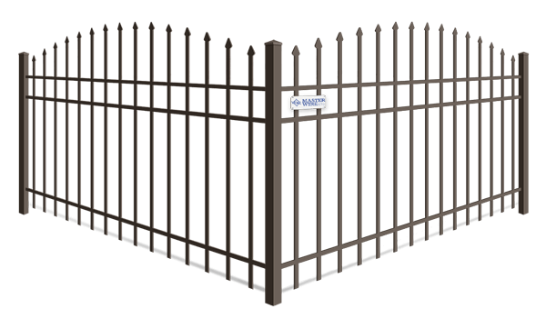 Arched Top aluminum fence company in South Jersey