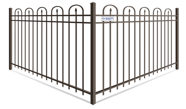 Looped Picket aluminum fence company in South Jersey
