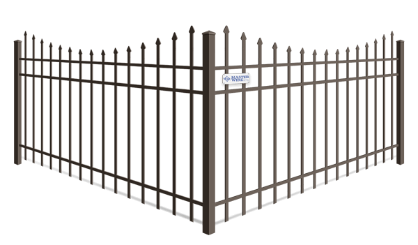 Scalloped Top aluminum fence company in South Jersey