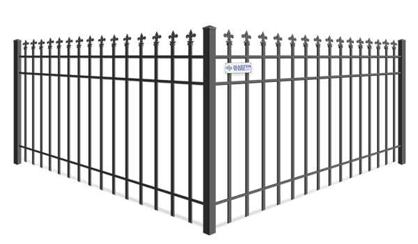 Fleur De Lis Finial wrought iron fence company in South Jersey