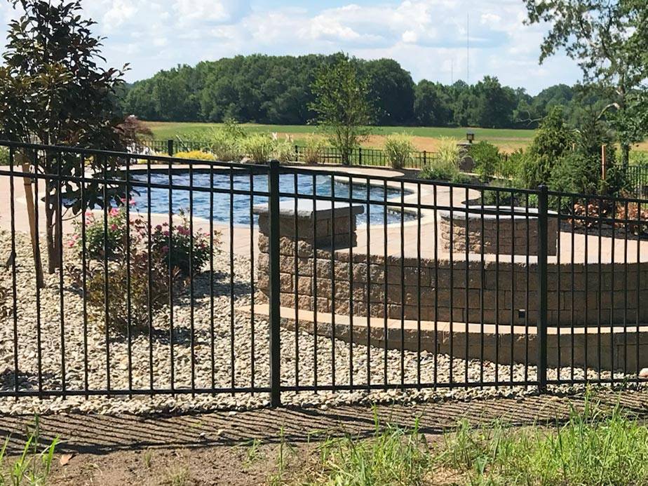 Pool Fence Example in hammonton New Jersey